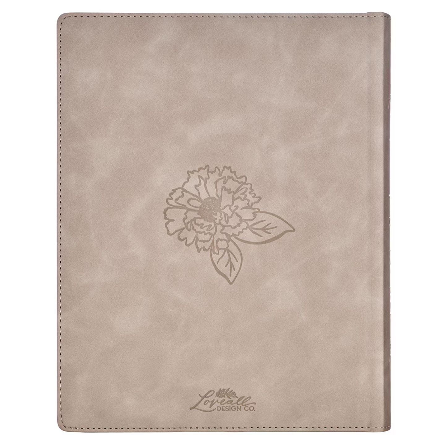 Trust Taupe Faux Leather Large Print King James Version Note-taking Bible - Proverbs 3:5