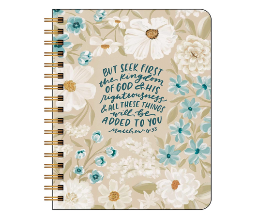 2026 Scriptures and Florals 12-Month Weekly/Monthly Planner Calendar