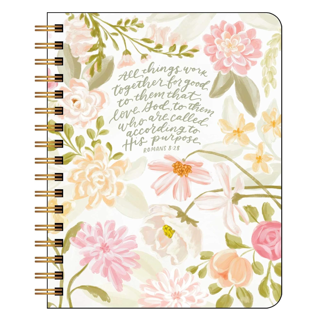 2027 Scriptures and Florals 12-Month Weekly/Monthly Planner Calendar