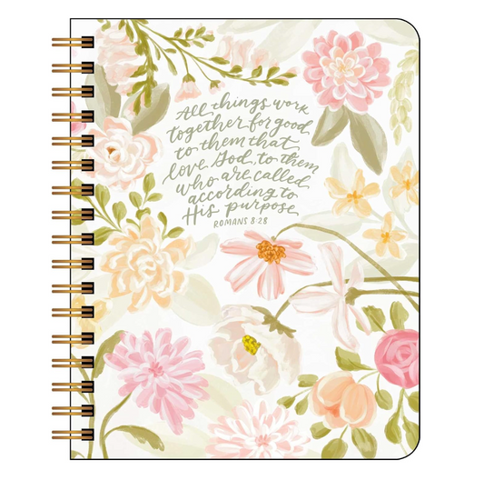 2027 Scriptures and Florals 12-Month Weekly/Monthly Planner Calendar