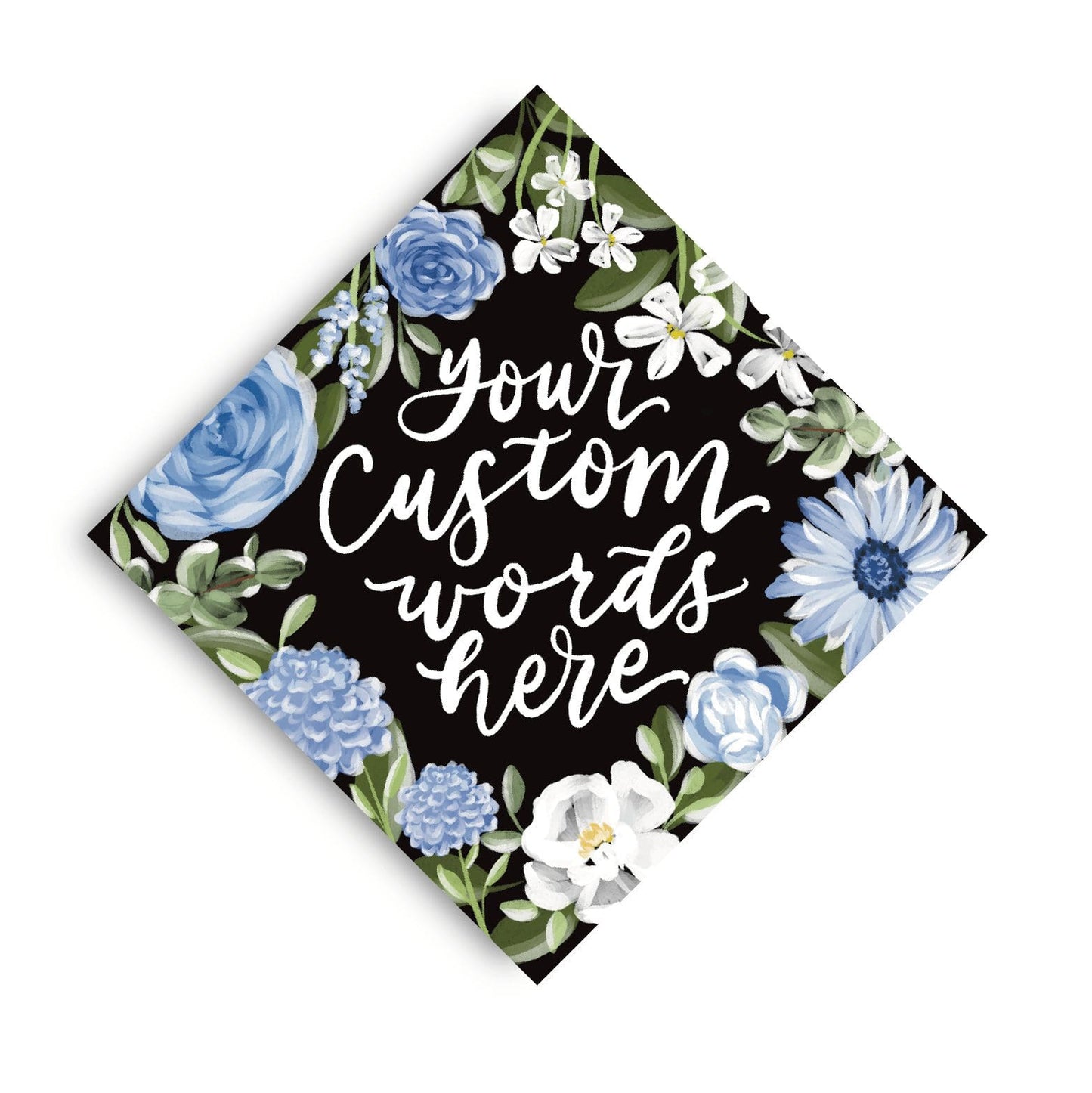 Ashley Theme Printed Grad Cap Topper - Loveall Design Co.