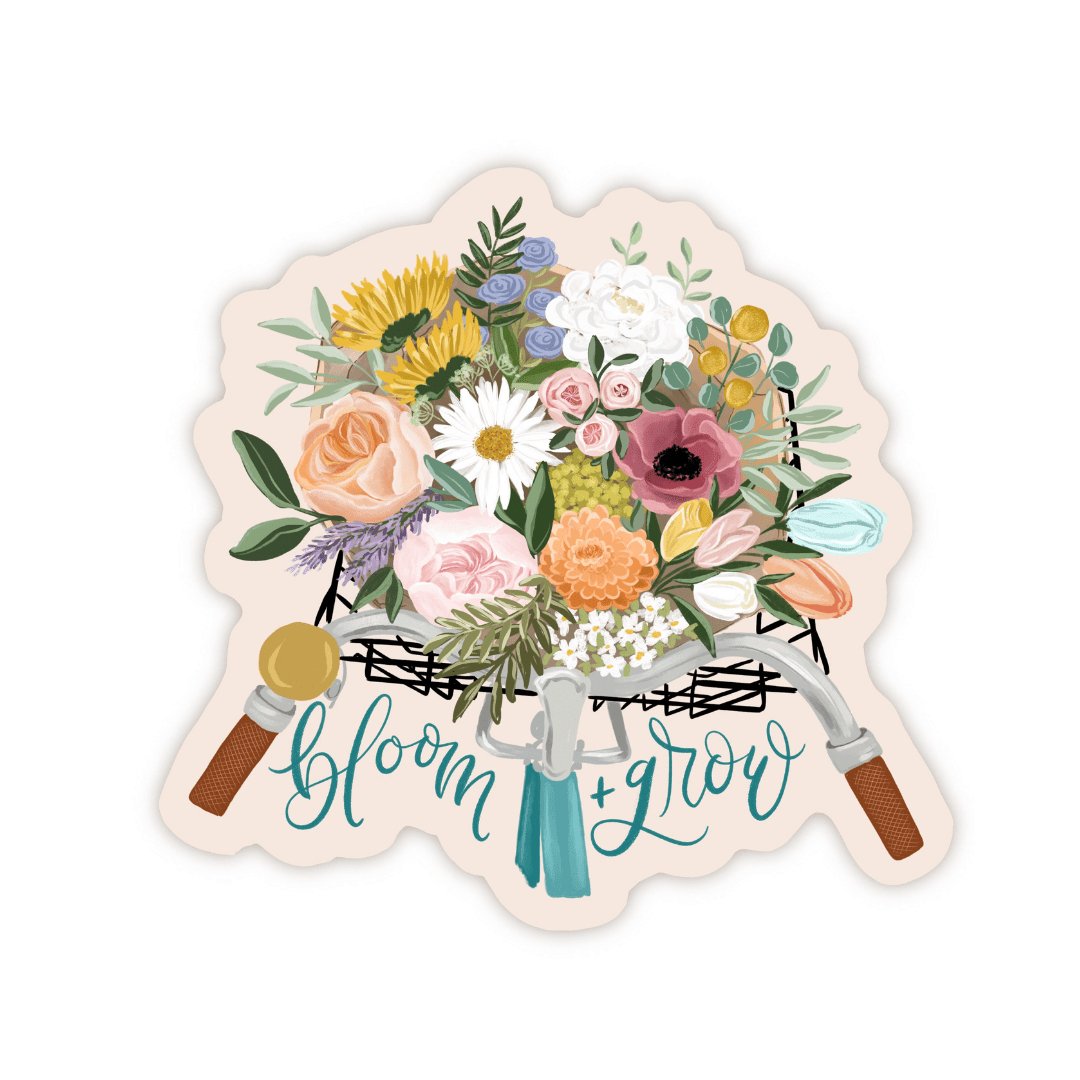 Bloom & Grow Sticker - Loveall Design Co.