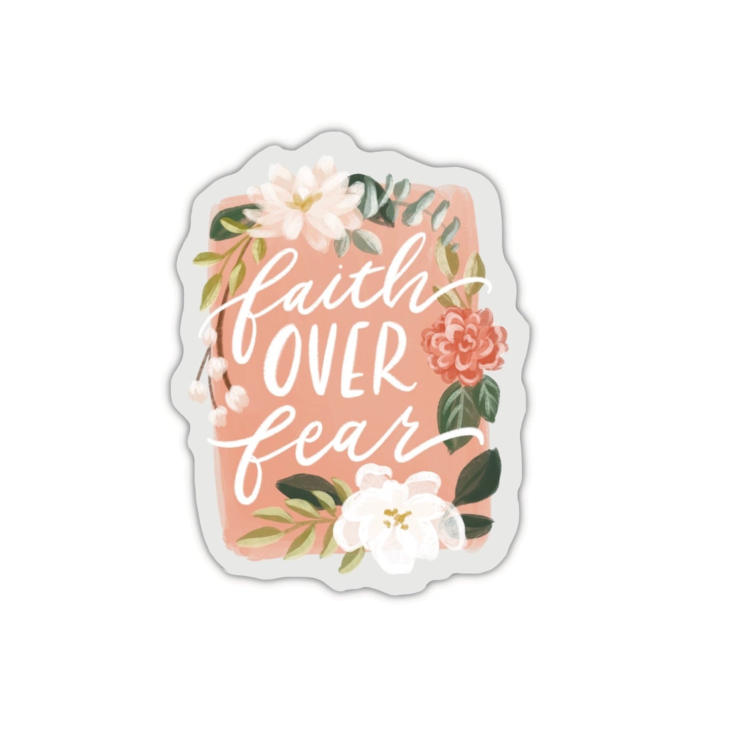 Faith Over Fear Sticker - Loveall Design Co.