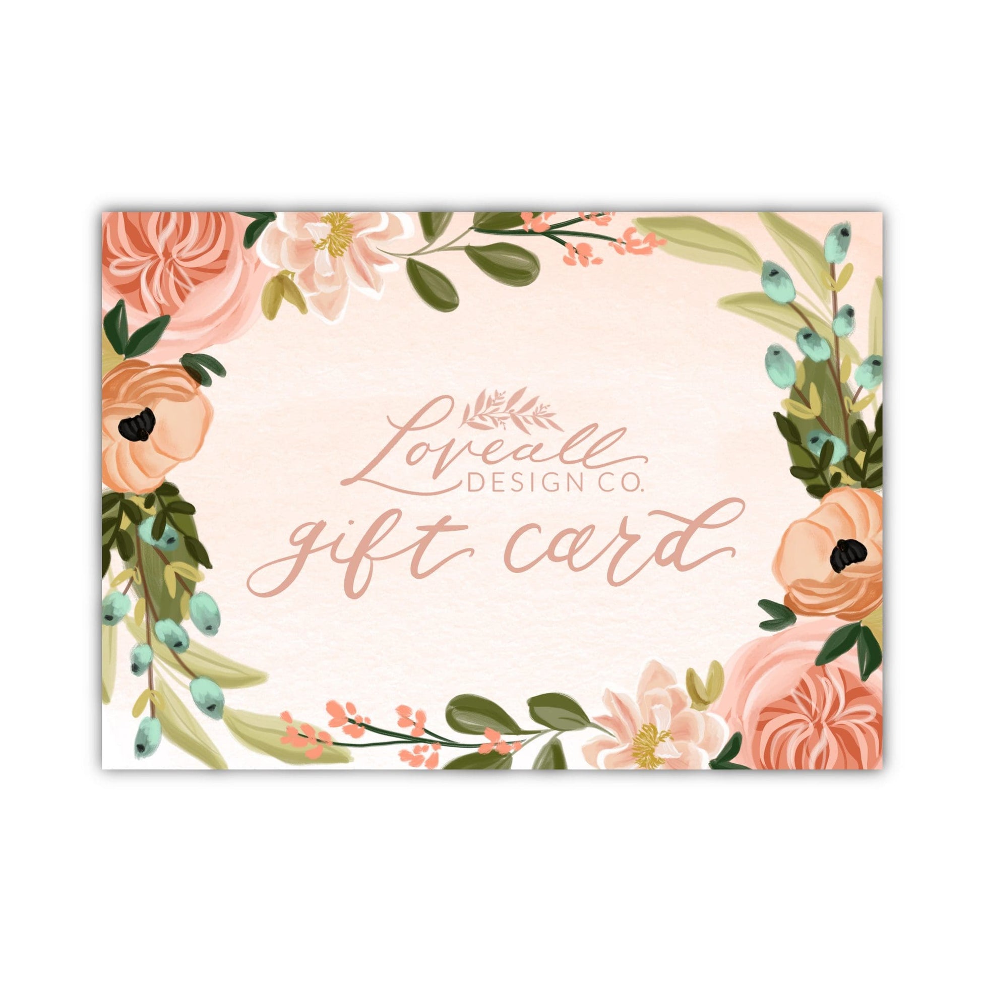 Gift Card - Loveall Design Co.