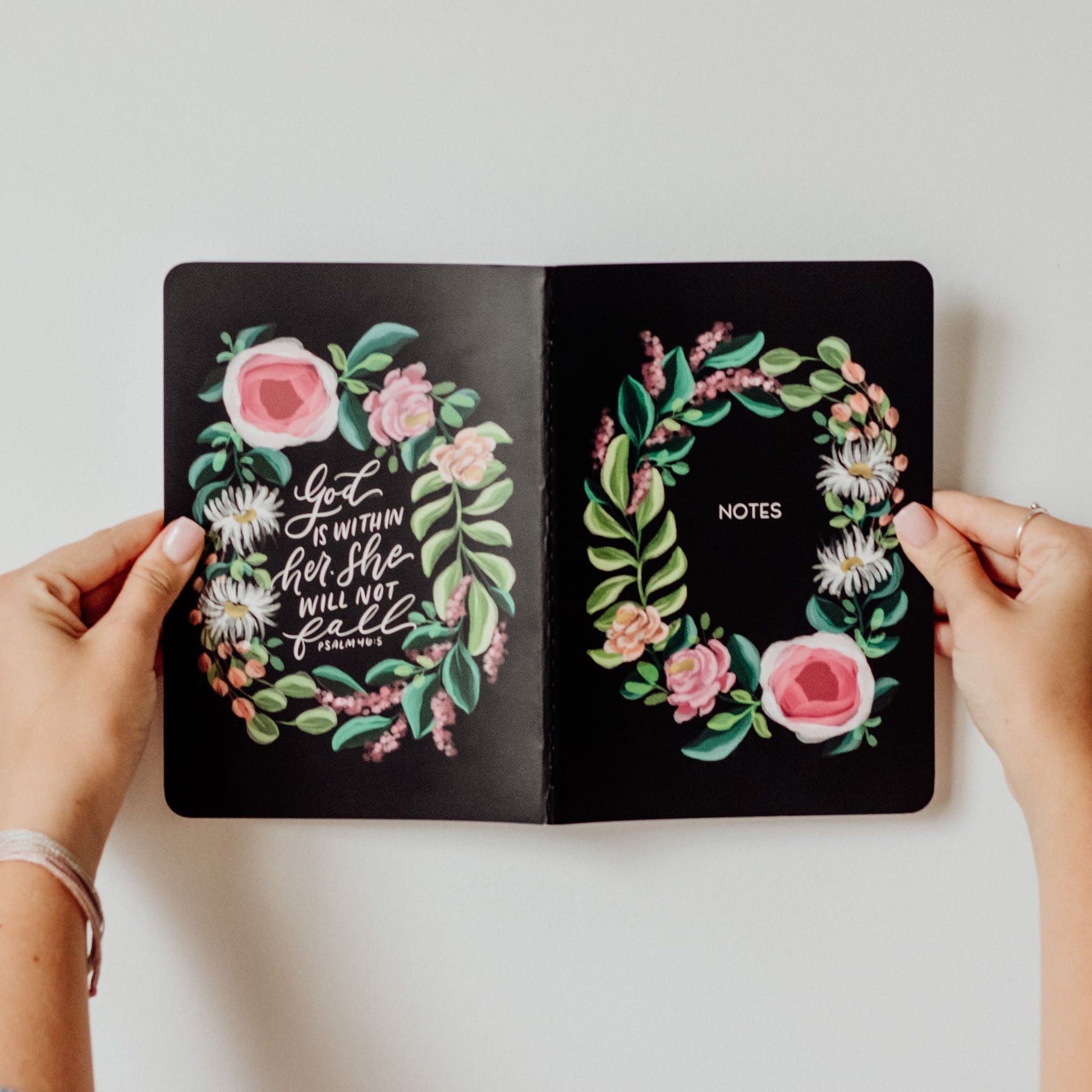 God Is Within Her Notebook - Loveall Design Co.