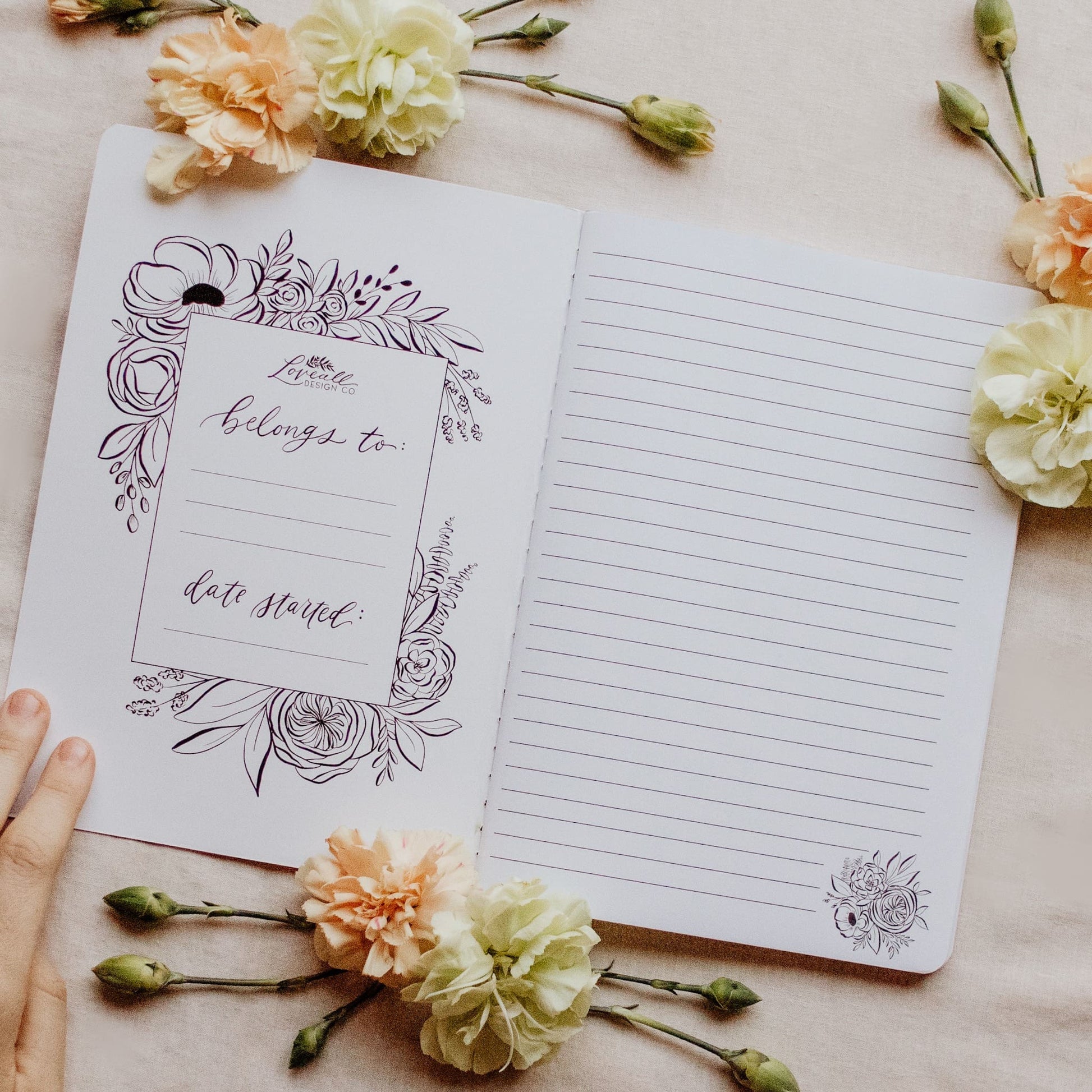 God Is Within Her Notebook - Loveall Design Co.