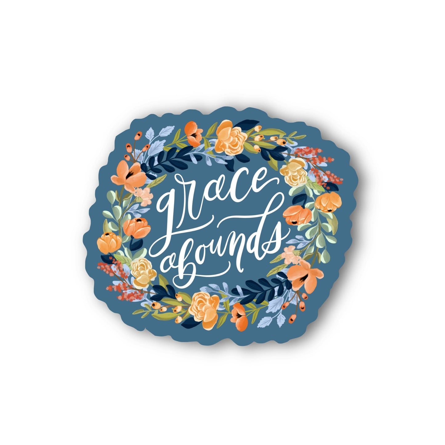 Grace Abounds Sticker - Loveall Design Co.