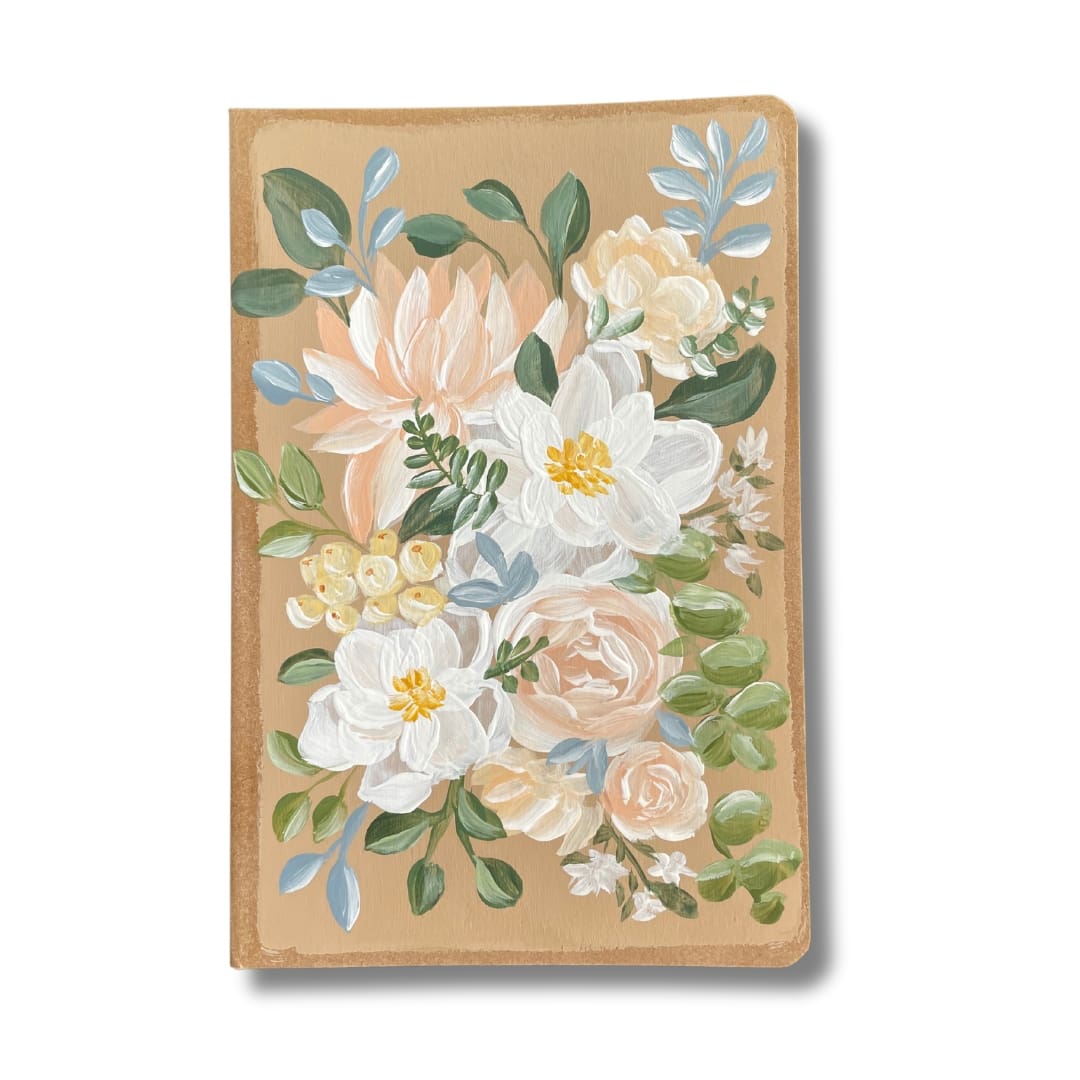 Hand - Painted Floral Artwork Journal 3 - Loveall Design Co.