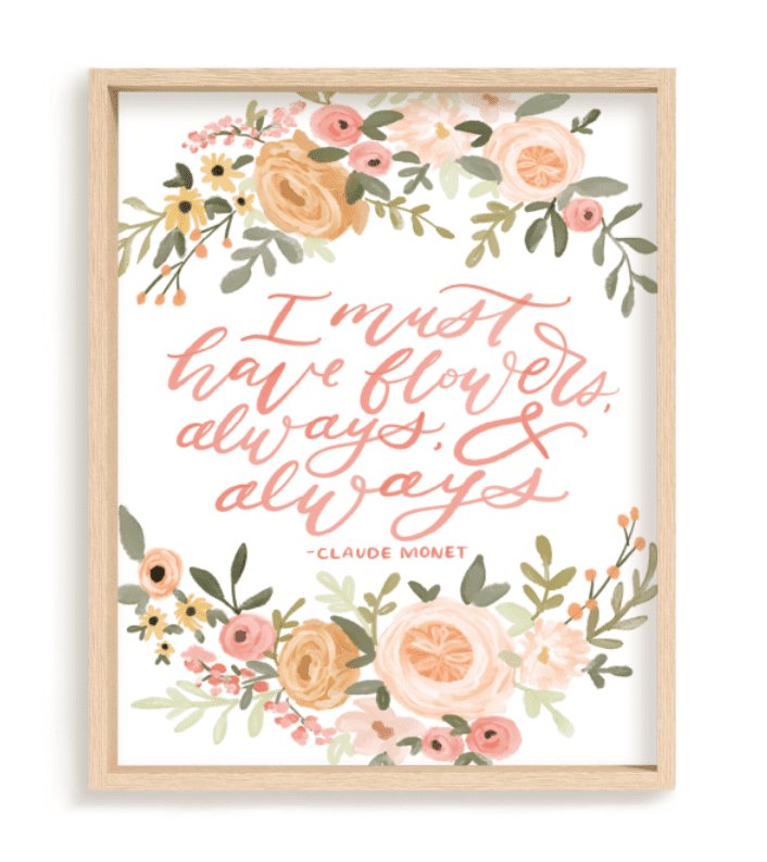 I Must Have Flowers - Loveall Design Co.