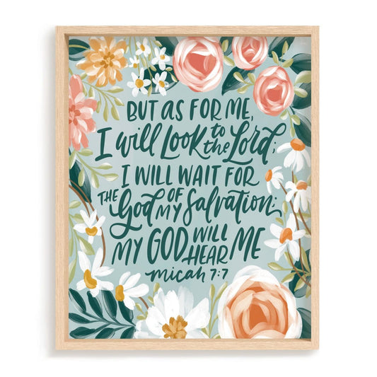 I Will Look To The Lord - Loveall Design Co.