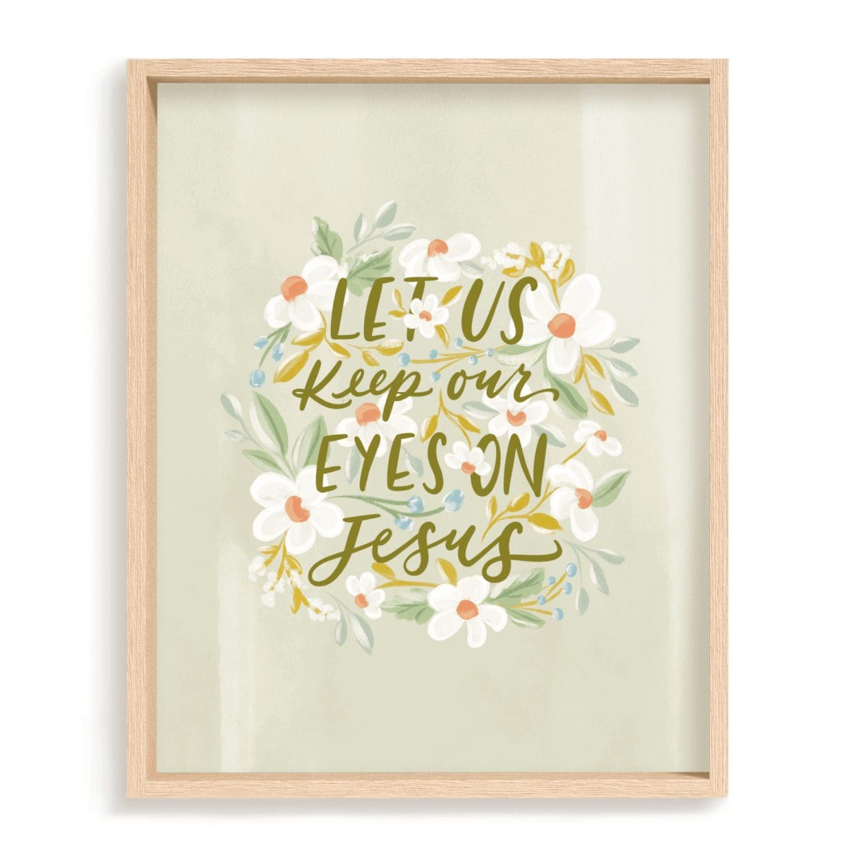 Let Us Keep Our Eyes On Jesus - Loveall Design Co.