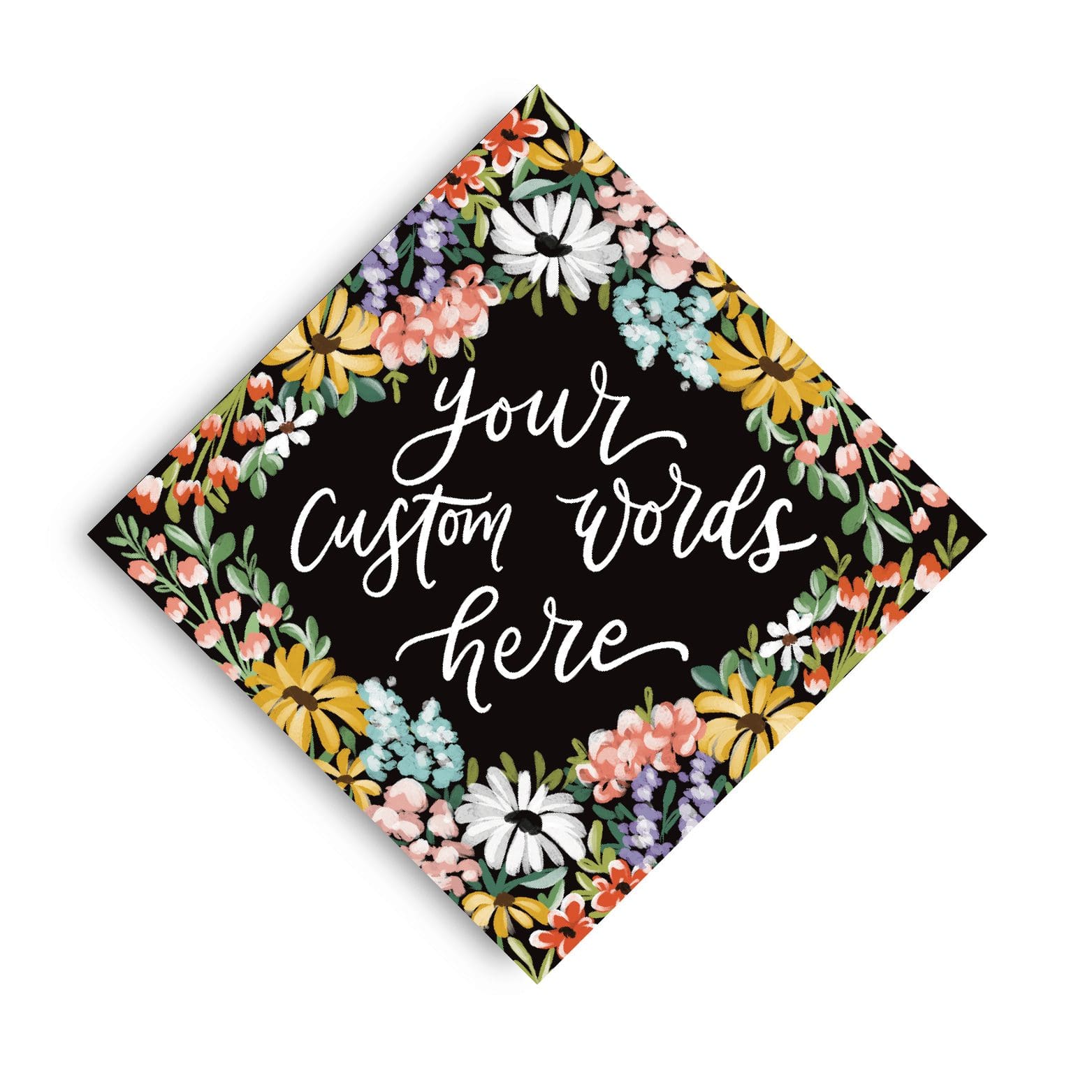 Maya Theme Printed Grad Cap Topper - Loveall Design Co.