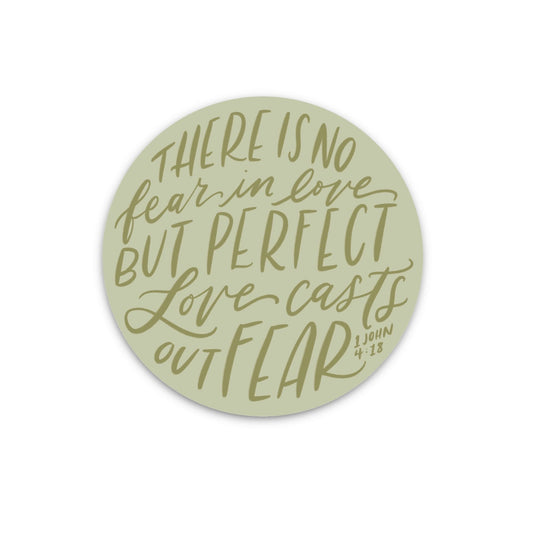 No Fear In Love Sticker - Loveall Design Co.