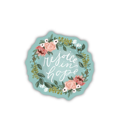 Rejoice in Hope Sticker - Loveall Design Co.