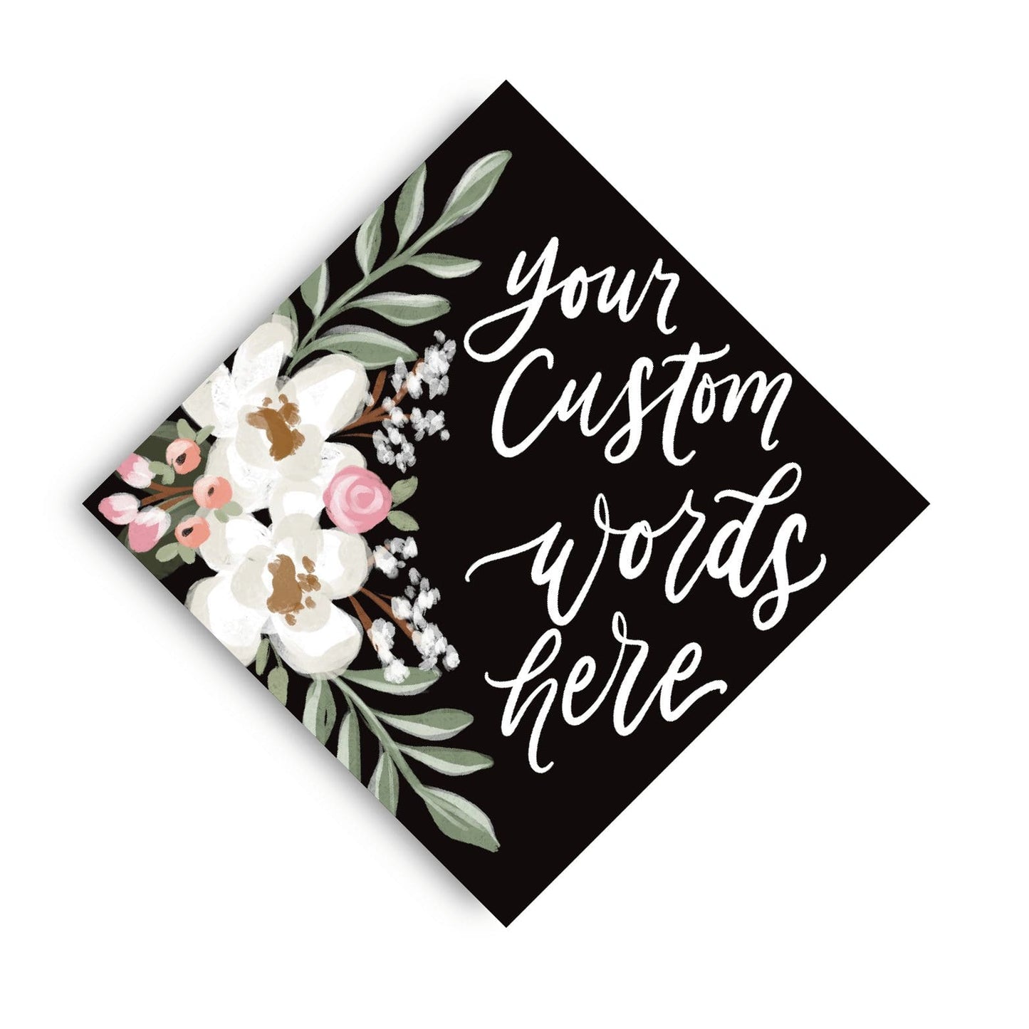 Valley Theme 2 Printed Grad Cap Topper - Loveall Design Co.