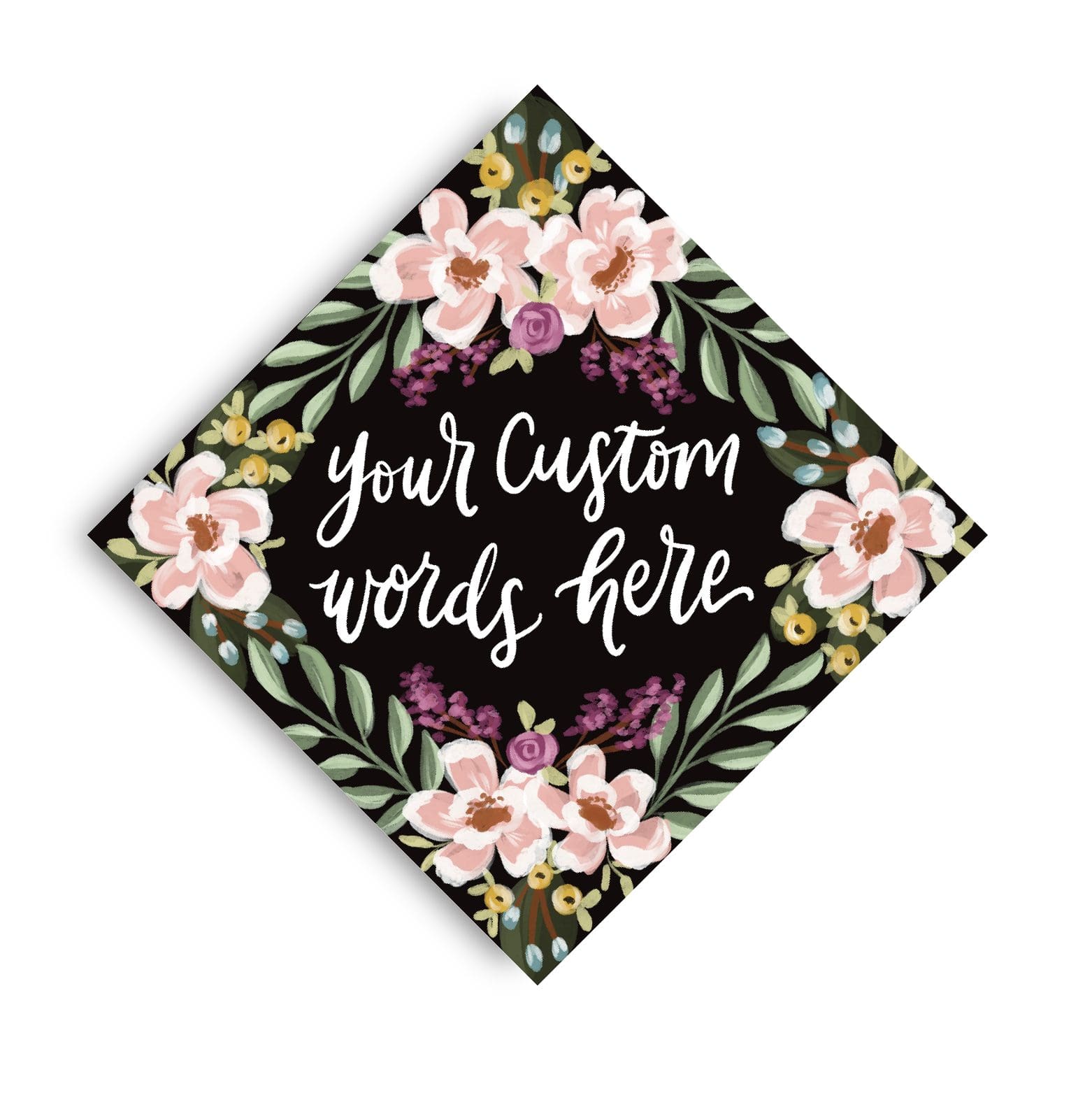 Valley Theme Printed Grad Cap Topper - Loveall Design Co.